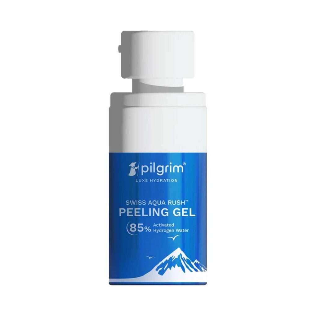 Pilgrim Swiss Aqua Rush Peeling Gel With 85% Activated Hydrogen Water (30 g) - Pilgrim