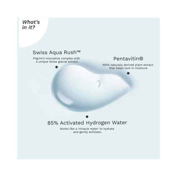 Pilgrim Swiss Aqua Rush Peeling Gel With 85% Activated Hydrogen Water (30 g) - Pilgrim