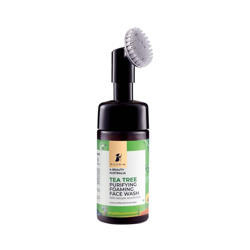 Pilgrim Tea Tree Purifying Foaming Face Wash (120ml) - Pilgrim