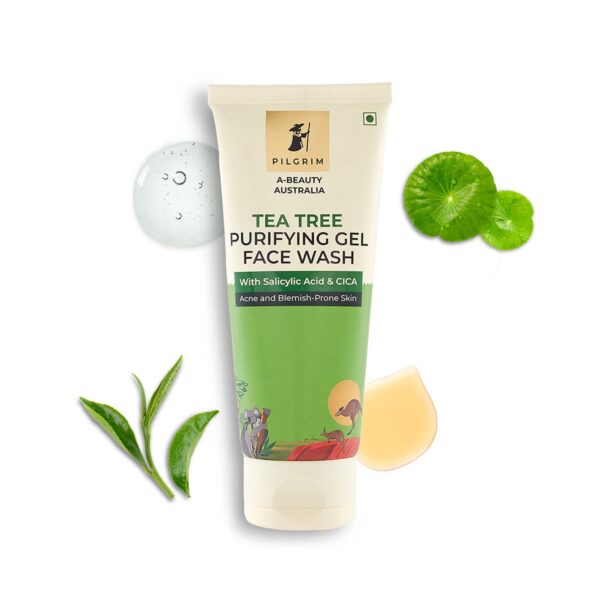 Pilgrim Tea Tree Purifying Gel Face Wash (100ml) - Pilgrim