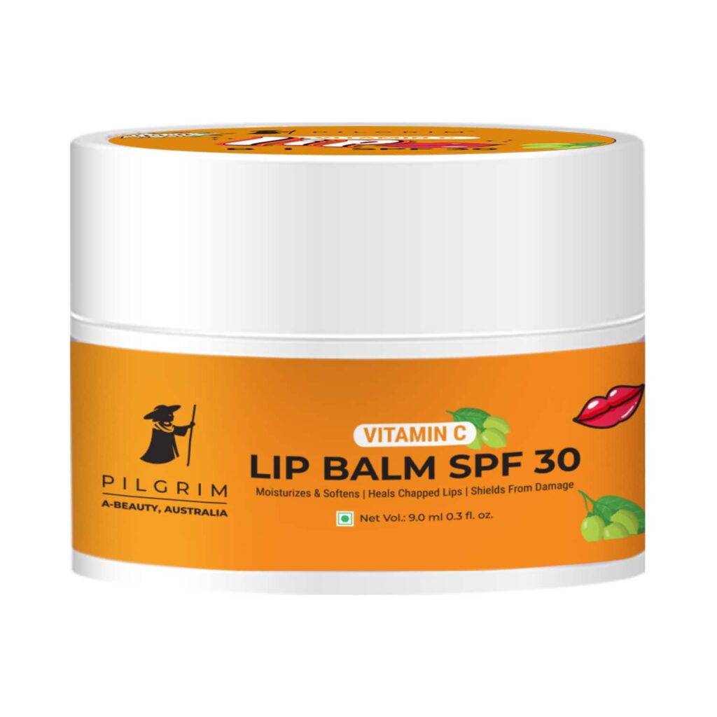Pilgrim Vitamin C Lip Balm SPF 30 With Australian Kakadu Plum and Shea Butter (9ml) - Pilgrim
