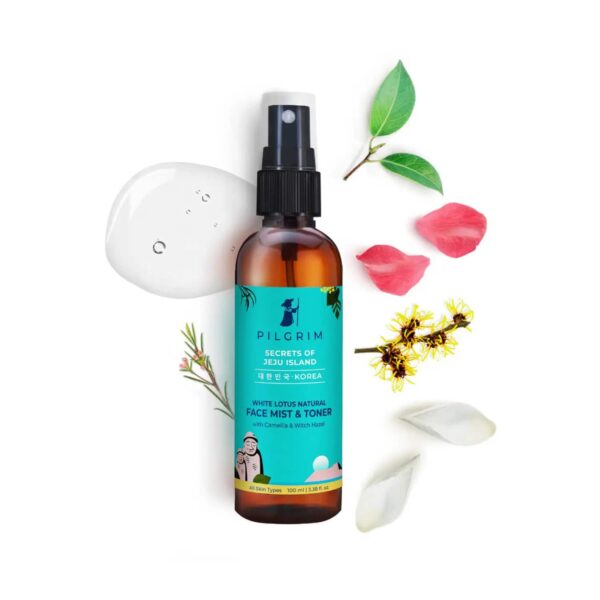 Pilgrim White Lotus Natural Face Mist & Toner (100ml) - Pilgrim