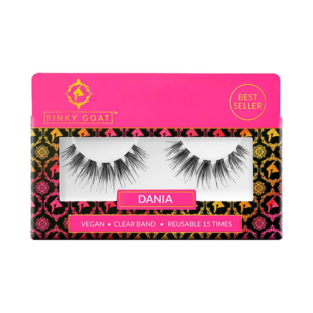 Pinky Goat Dania False Eyelashes (1 Pair) - Pinky Goat