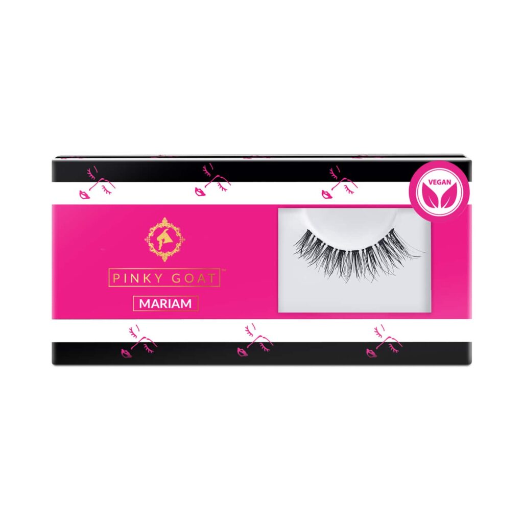 Pinky Goat Mariam Vegan Faux Mink Eyelashes - Pinky Goat