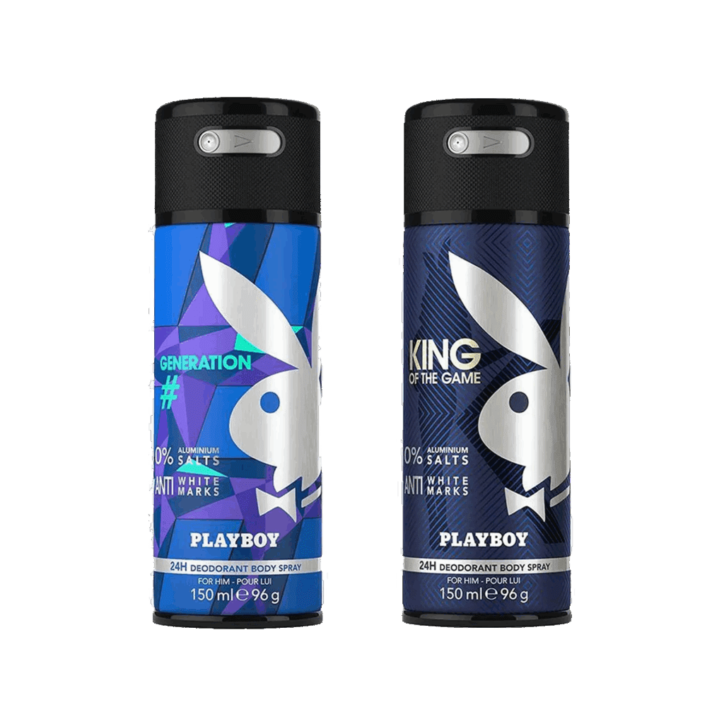 Playboy King + Generation Deo New Combo Set for Men (2Pcs) - Playboy