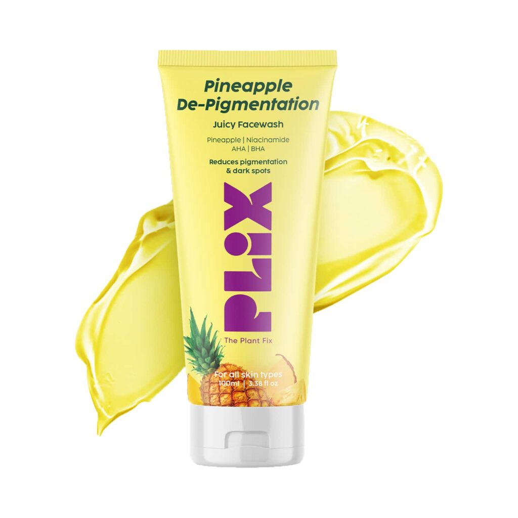 Plix 5% Pineapple Foaming Face Wash (100ml) - Plix