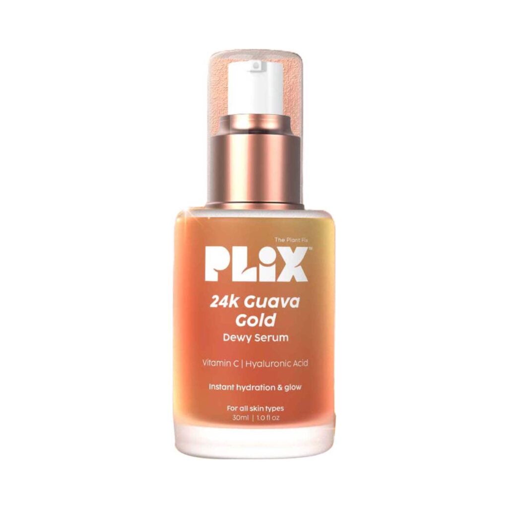 Plix Guava 24k Gold Face Serum For Instant Glow (30ml) - Plix