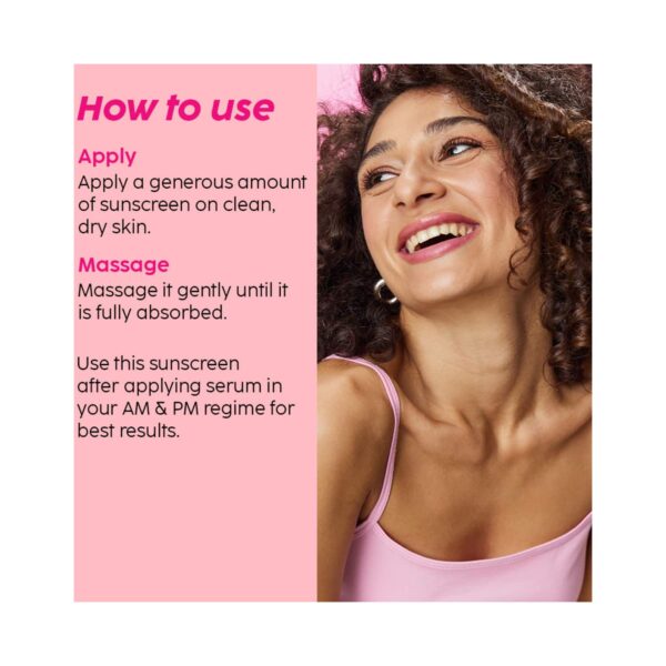 Plix Guava Glow Invisible Sunscreen Gel SPF 50+ (50g) - Plix