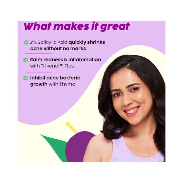 Plix Jamun Acne Spot Corrector Gel For Active Acne (15g) - Plix