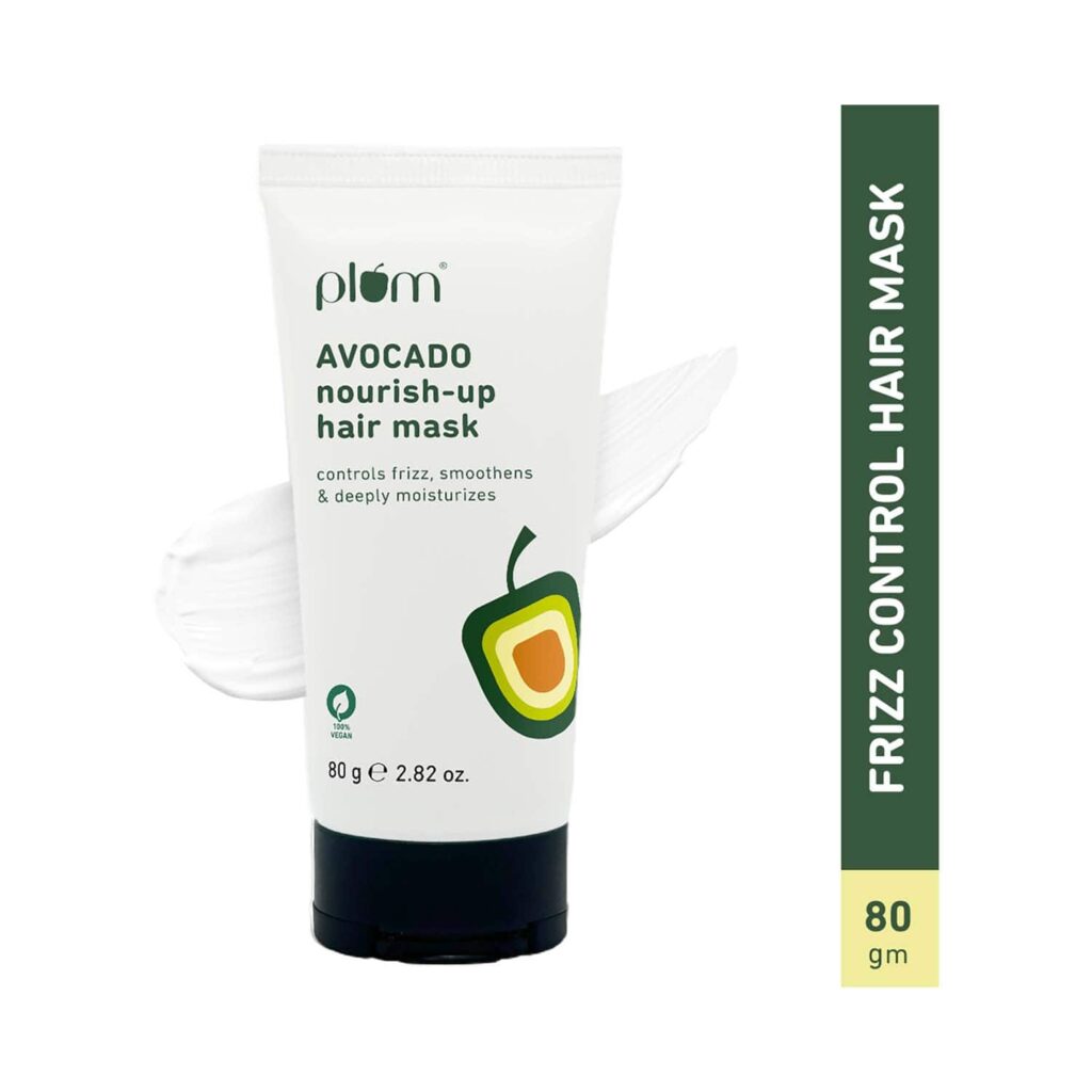 Plum Avocado Hair Mask for Dry and Frizzy Hair Shea Butter Hair Mask for Frizzy, Curly Hair (80 g) - Plum