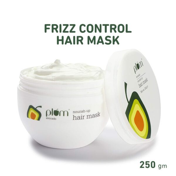 Plum Avocado Nourish-Up Hair Mask Nourishes Hair|Retains Moisture for Dry & Frizzy Hair (250 gm) - Plum