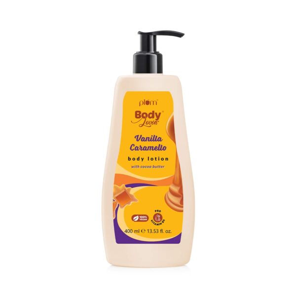 Plum BodyLovin' 3-in-1 Vanilla Caramello Body Lotion, Vanilla Vibes Body Wash & Body Mist Combo - Plum