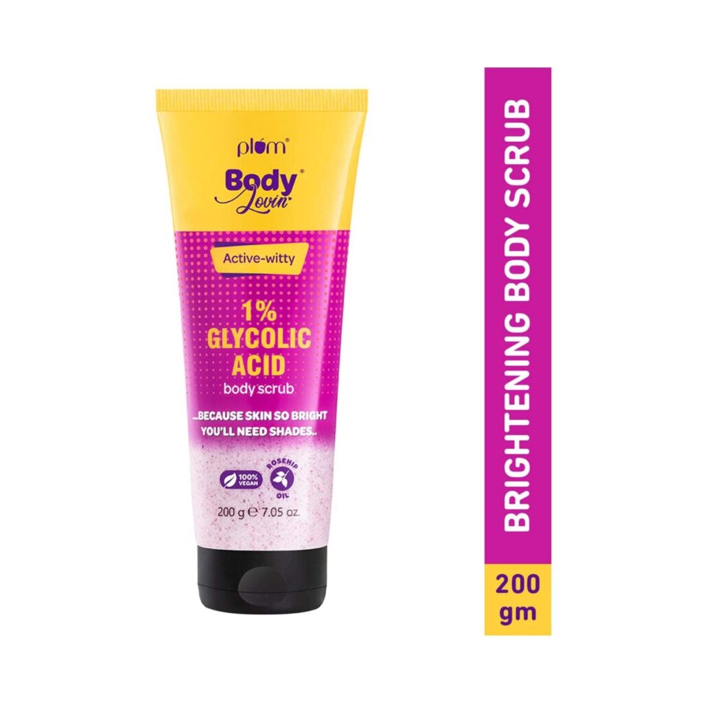 Plum Bodylovin' Active-Witty 1% Glycolic Acid Body Scrub (200g) - Plum