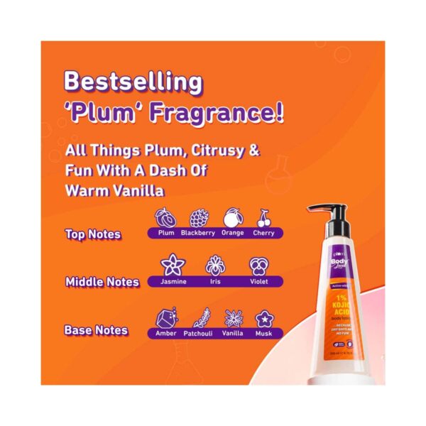 Plum Bodylovin' Active-Witty 1% Kojic Acid Body Lotion (200ml) - Plum