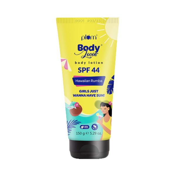 Plum BodyLovin' Hawaiian Rumba Body Sunscreen with SPF 44 PA+++ (150g) - Plum