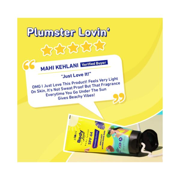 Plum BodyLovin' Hawaiian Rumba Body Sunscreen with SPF 44 PA+++ (150g) - Plum