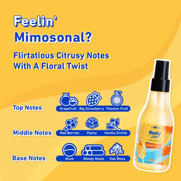 Plum Bodylovin Trippin Mimosas Body Mist (100ml) - Plum