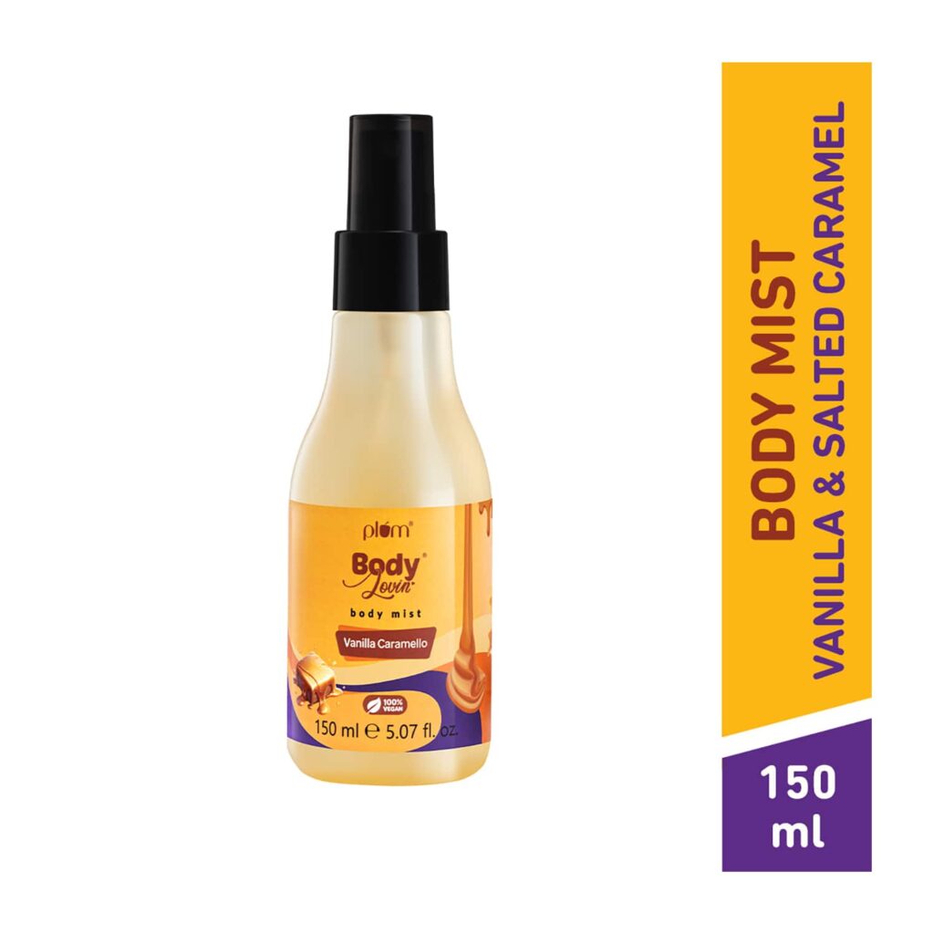 Plum BodyLovin' Vanilla Caramello Body Mist (150 ml) - Plum