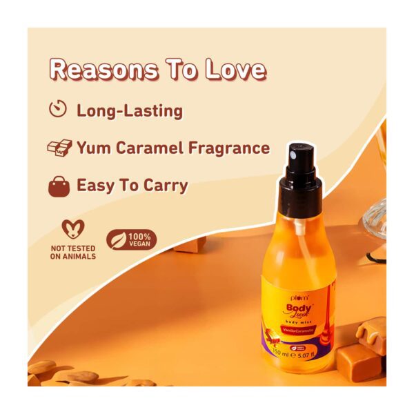 Plum BodyLovin' Vanilla Caramello Body Mist (150 ml) - Plum