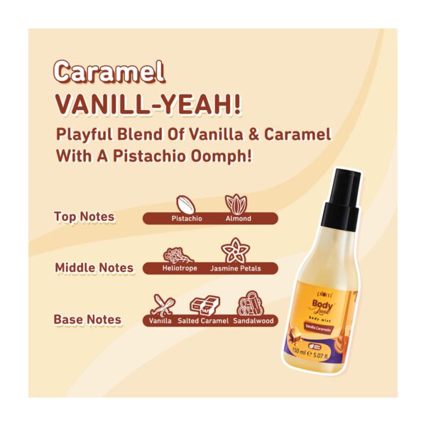 Plum BodyLovin' Vanilla Caramello Body Mist (150 ml) - Plum