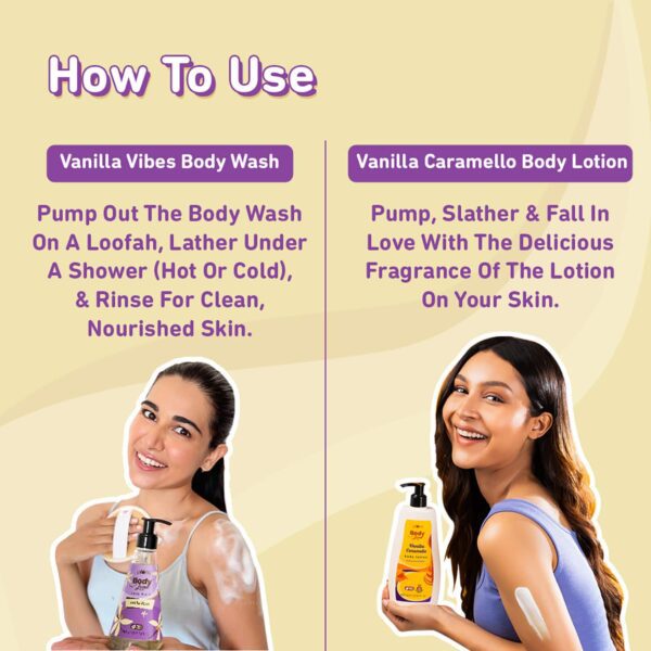 Plum BodyLovin' Vanilla Lovin' Body Wash & Lotion Duo - Cleanse & Moisturize Combo - Plum