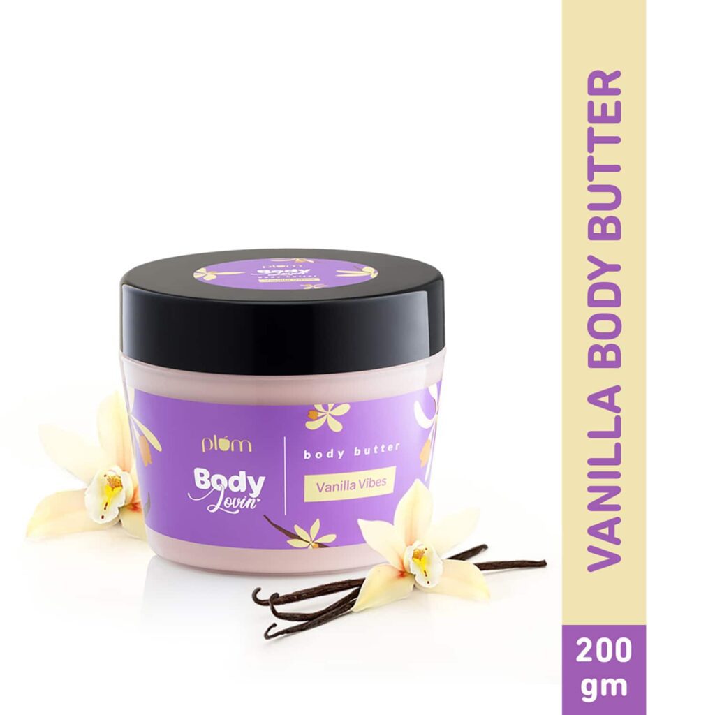 Plum BodyLovin' Vanilla Vibes Body Butter | Intense Moisture | Rich Shea Butter Formula (200g) - Plum