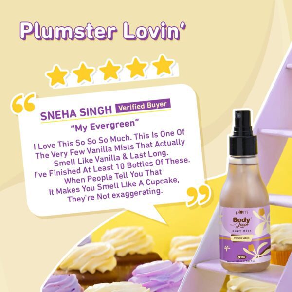 Plum Bodylovin Vanilla Vibes Body Mist (100ml) - Plum