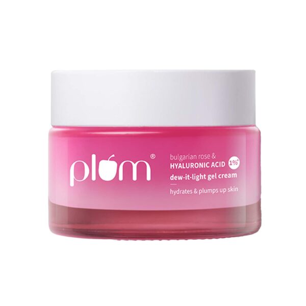 Plum Bulgarian Rose And 1% Hyaluronic Acid Toner & Moisturiser Duo for Hydration & Plumpy Skin - Plum
