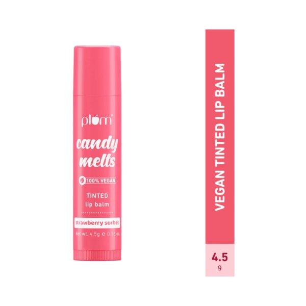 Plum Candy Melts Strawberry Sorbet Tinted Lip Balm (4.5g) - Plum