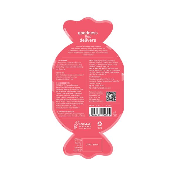 Plum Candy Melts Strawberry Sorbet Tinted Lip Balm (4.5g) - Plum