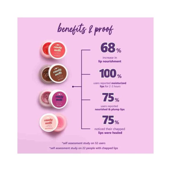 Plum Candy Melts Vegan Lip Balm Berry Feast, Nourishes & Protects, velvety smooth (12g) - Plum