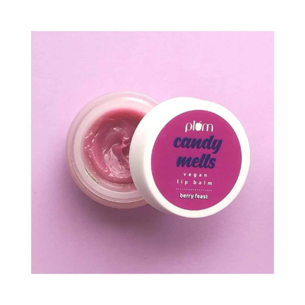 Plum Candy Melts Vegan Lip Balm Berry Feast, Nourishes & Protects, velvety smooth (12g) - Plum