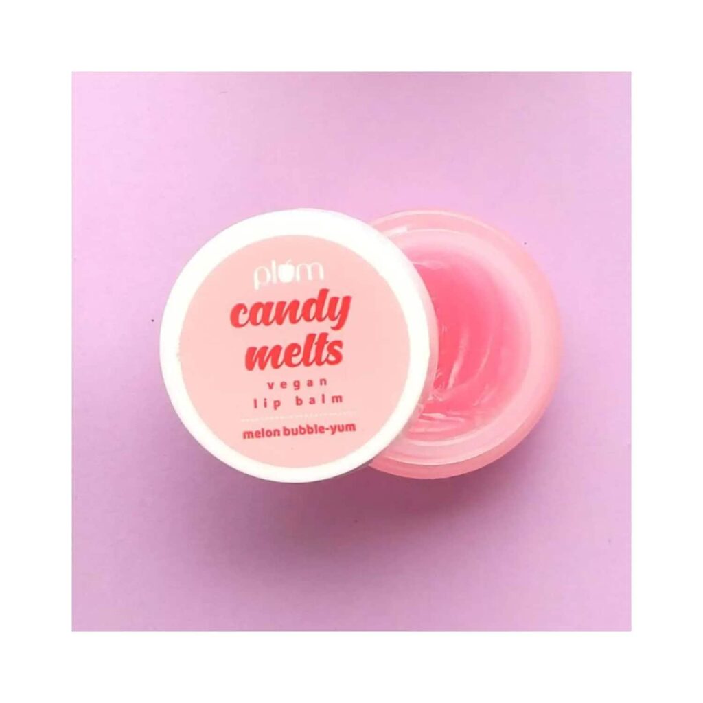 Plum Candy Melts Vegan Lip Balm - Melon Bubble Yum (12g) - Plum