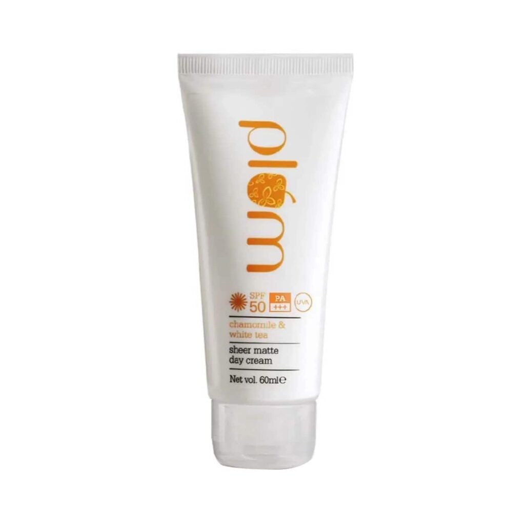 Plum Chamomile & White Tea Sheer Matte Day Cream - (60ml) - Plum