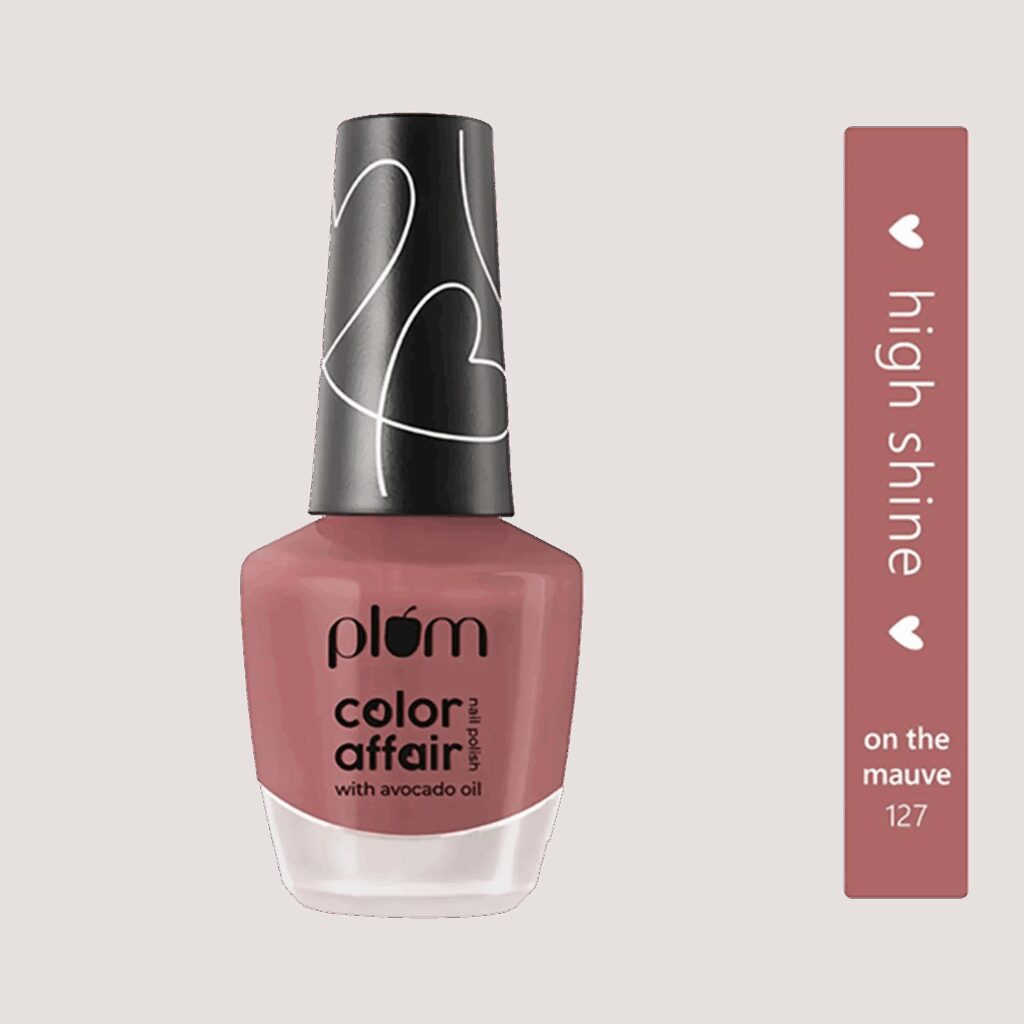 Plum Color Affair Nail Polish - 127 On The Mauve (11ml) - Plum