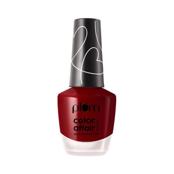 Plum Color Affair Nail Polish - 142 Ruby Wine (11ml) - Plum