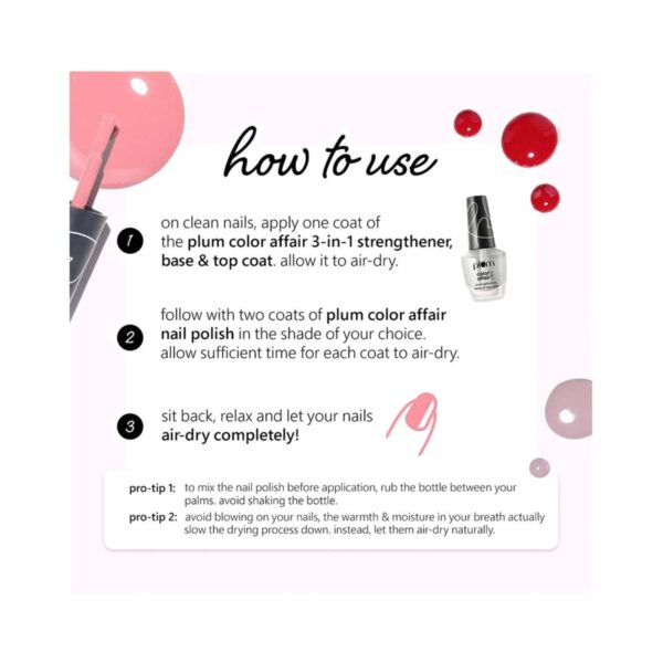 Plum Color Affair Nail Polish - 142 Ruby Wine (11ml) - Plum