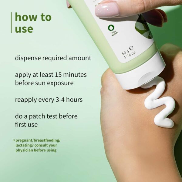 Plum Green Tea & Zinc Super-Matte Sunscreen Gel (50 g) - Plum