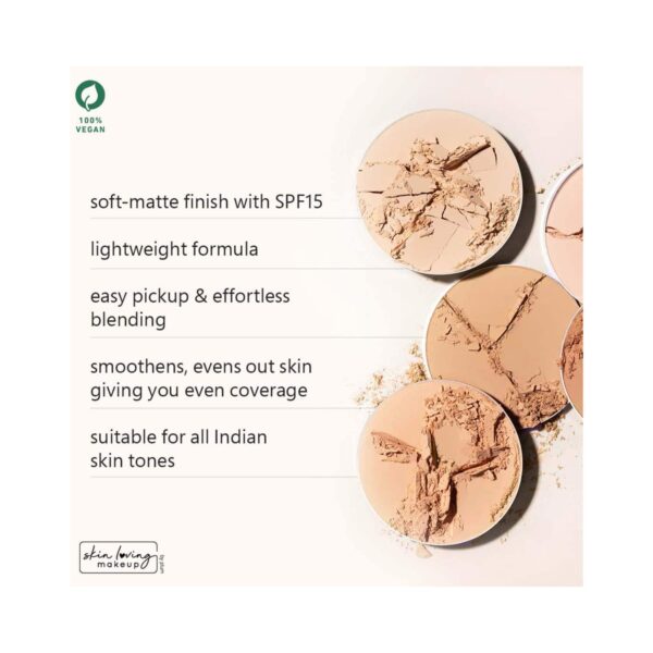 Plum Legit Matte Talc-Free Compact - 120N Sunkissed Gold (9g) - Plum