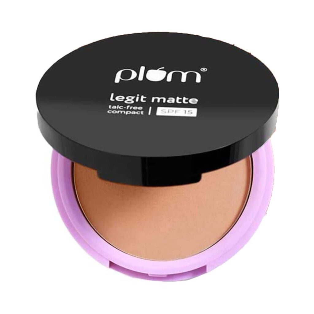 Plum Legit Matte Talc-Free Compact - 130N Tan Glow (9g) - Plum