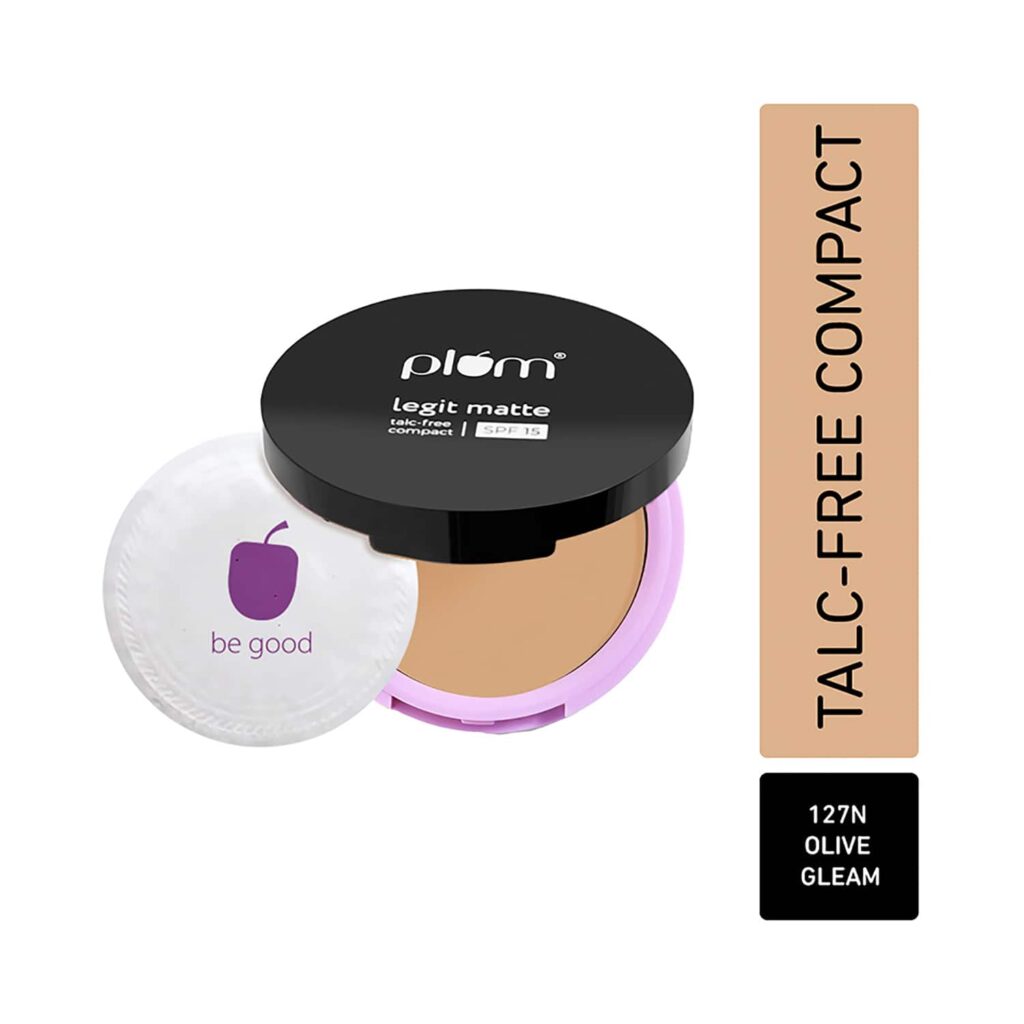 Plum Legit Matte Talc-Free Compact with SPF 15 - 133Y Brew Brilliance (9g) - Plum