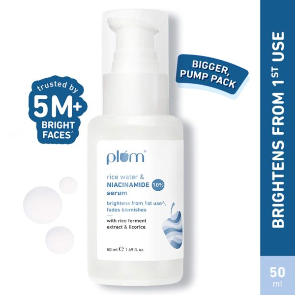 Plum Niacinamide Serum, Moisturizer & Sunscreen Kit For Blemish-Free, Hydrated Skin Combo - Plum