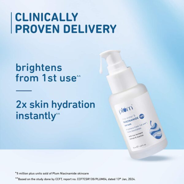 Plum Niacinamide Serum, Moisturizer & Sunscreen Kit For Blemish-Free, Hydrated Skin Combo - Plum