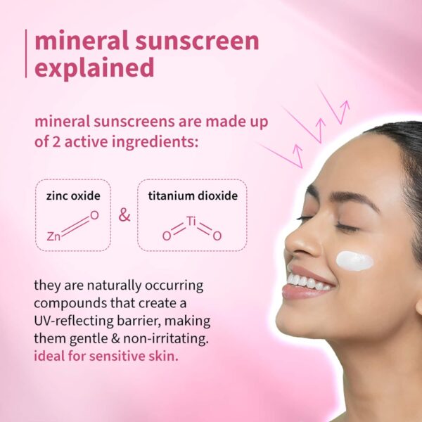 Plum Oat & Ceramide Complex 100% Mineral SPF 50 PA+++ sunscreen For Sensitive Skin Non-Oily (50 g) - Plum