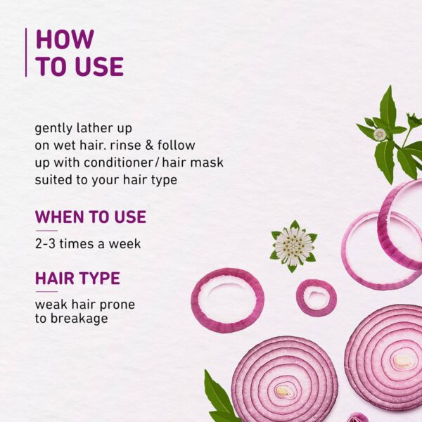 Plum Onion And Biotin Shampoo (250ml) - Plum