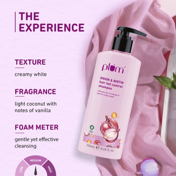 Plum Onion And Biotin Shampoo (250ml) - Plum