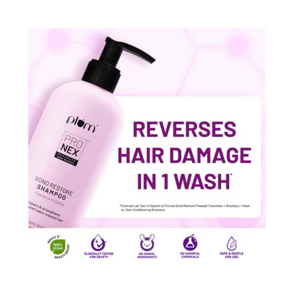 Plum Pro Nex Bond Restore Shampoo (250ml) - Plum