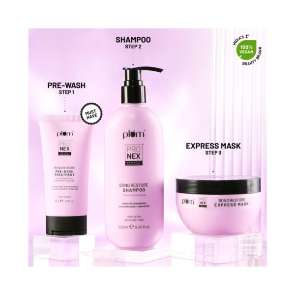 Plum Pro Nex Bond Restore Shampoo (250ml) - Plum