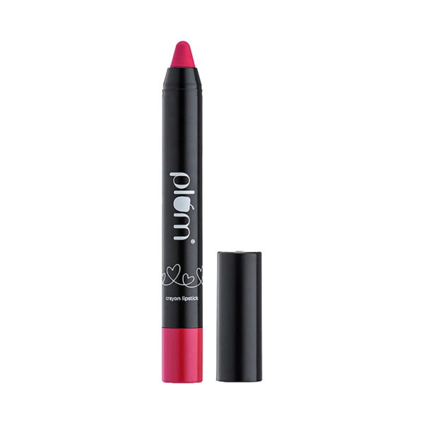 Plum Twist & Go Matte Crayon Lipstick with Ceramides & Hyaluronic Acid - 132 Perky Pink (1.8g) - Plum
