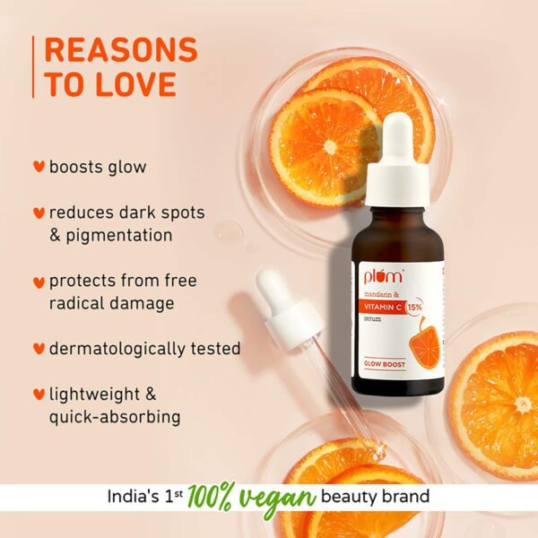 Plum Vitamin C Toner & Serum Duo for Glowing Skin - Reduces dark spots & pigmentation - Plum